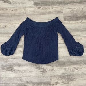 Abercrombie and Fitch Off the Shoulder Knit Sweater